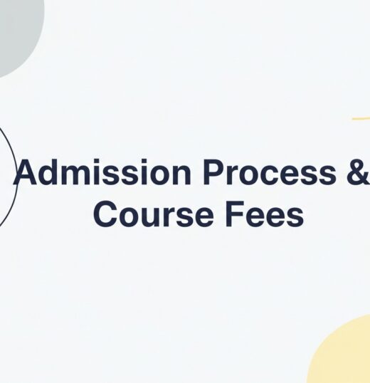 Admission Process & Course Fees