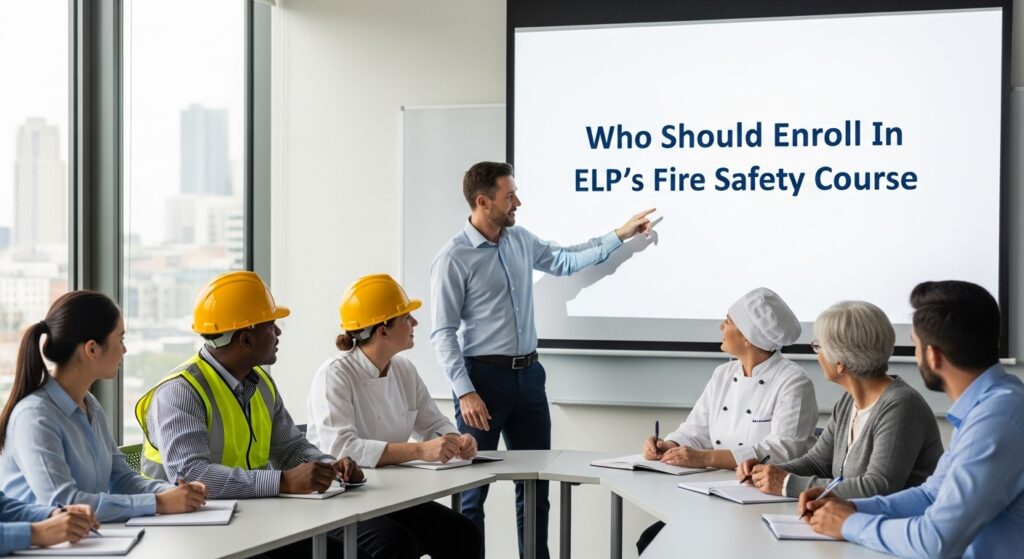 Who Should Enroll In ELP’s Fire Safety Course