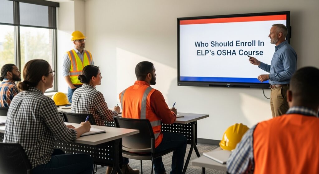 Who Should Enroll In ELP’s OSHA Course